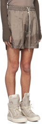 Rick Owens Gray Bela Shorts