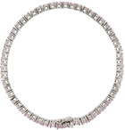 Hatton Labs Silver & Pink Tennis Bracelet