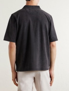 Corridor - Garment-Dyed Cotton-Piqué Polo Shirt - Black