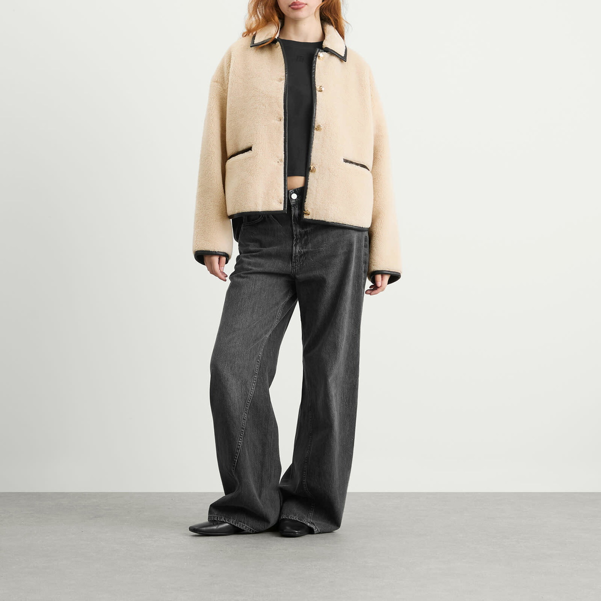 Anine Bing Women's Camden Jacket in Cream