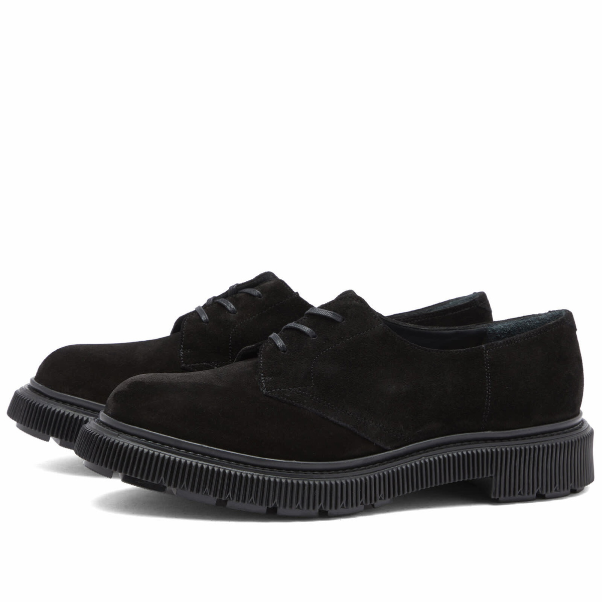 Adieu Men's x Winnie Type 132 Leather Derby in Black Adieu