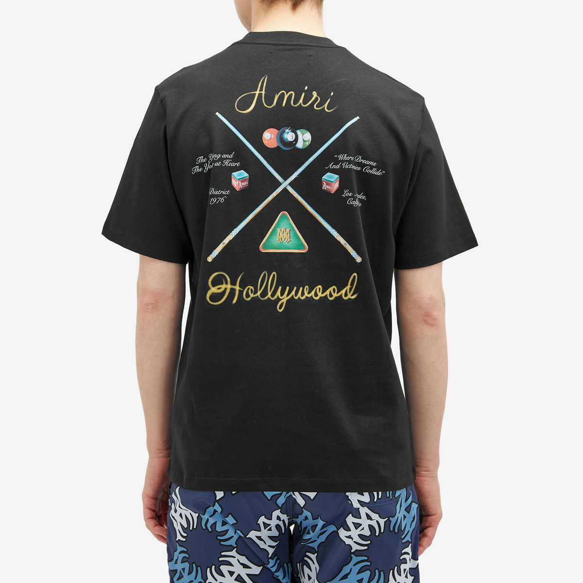 AMIRI Men's Pool Cue T-Shirt in Black Amiri