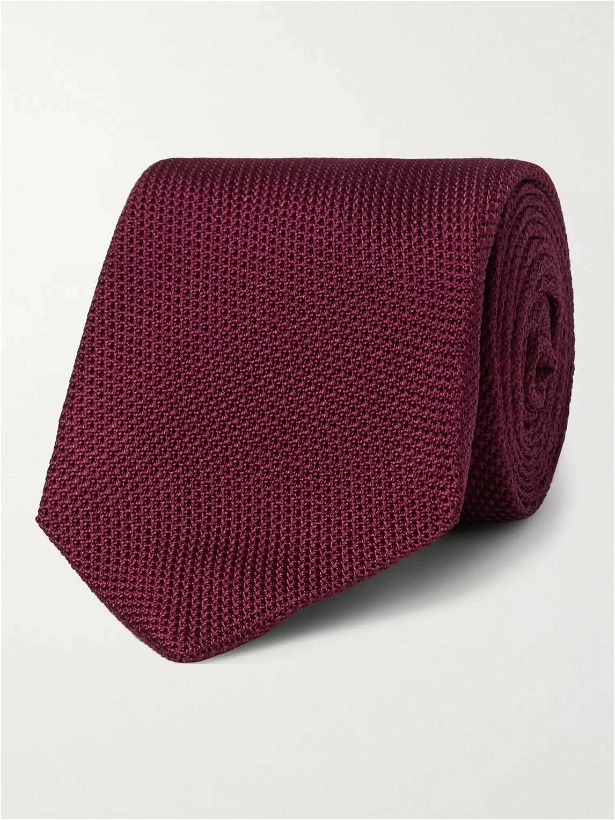 Photo: Kingsman - Drake's 8cm Silk-Grenadine Tie