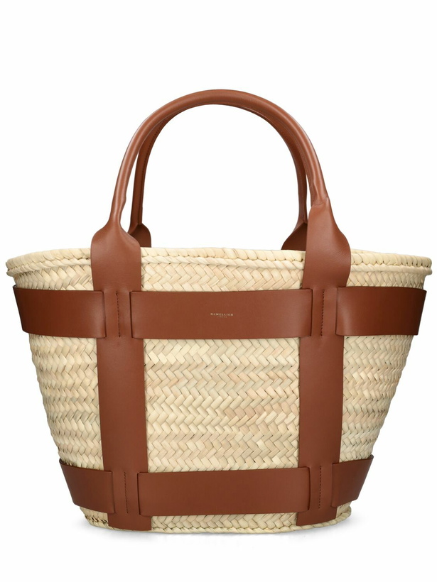 Photo: DEMELLIER Maxi Santorini Raffia Tote Bag