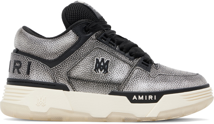 Photo: AMIRI Black Pebbled MA-1 Sneakers