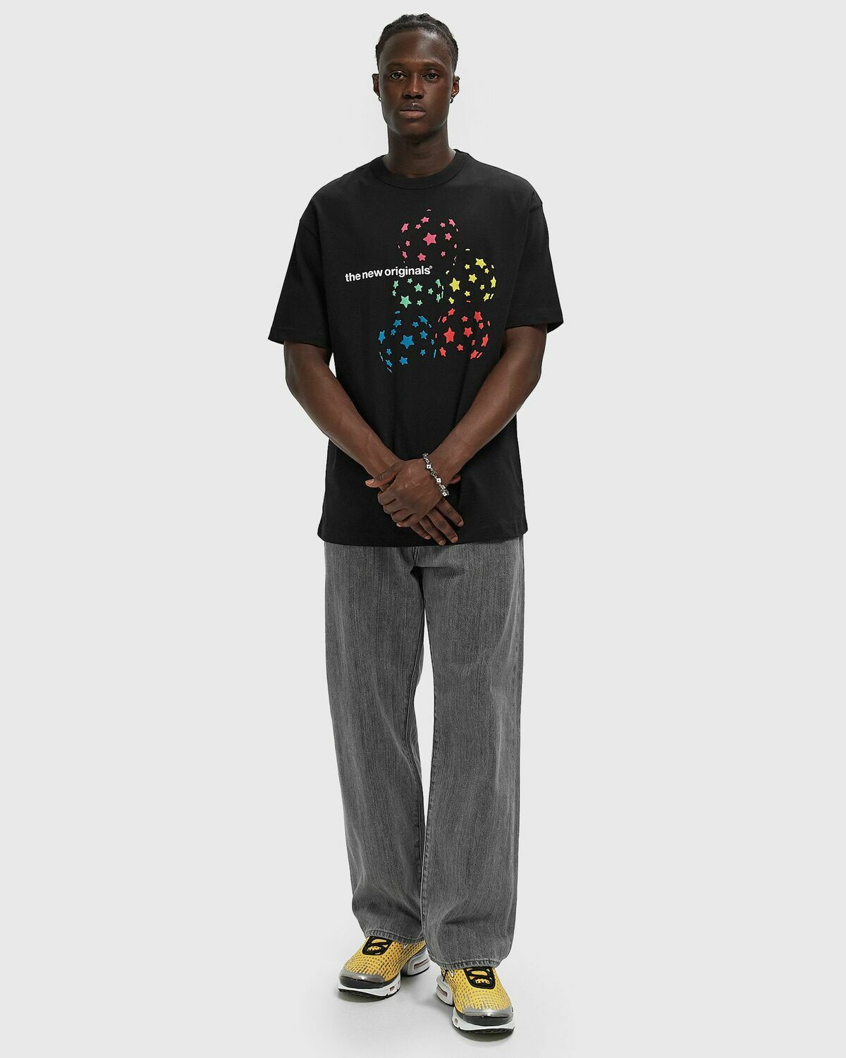 The New Originals STARDBURST TEE Black Mens Shortsleefe