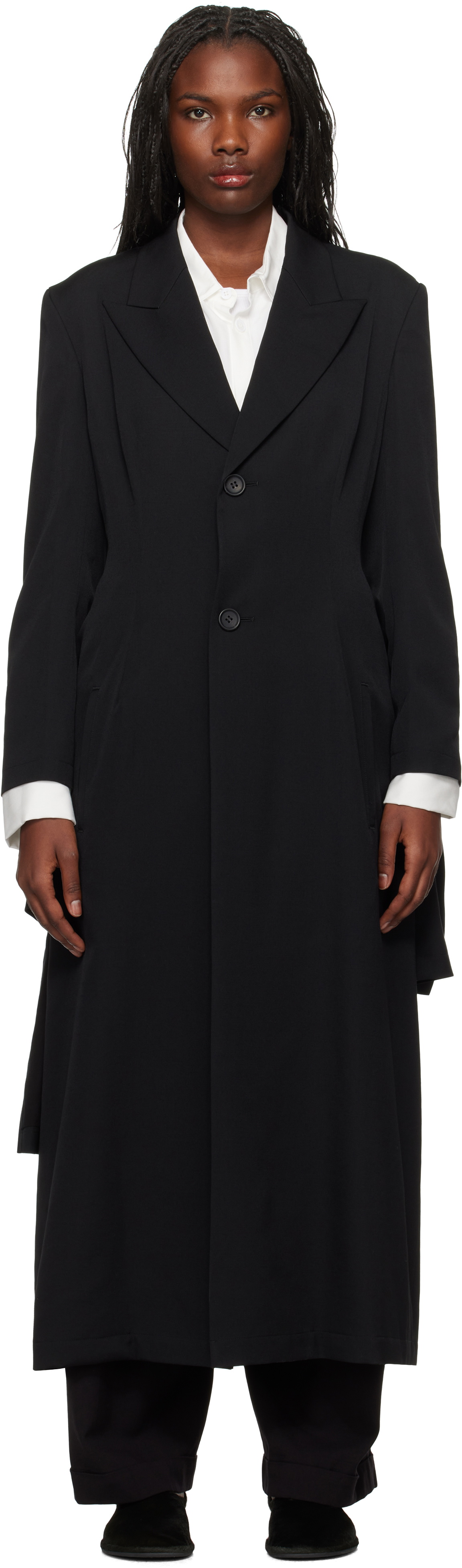 YOHJI YAMAMOTO Black Box SLV Long Jacket