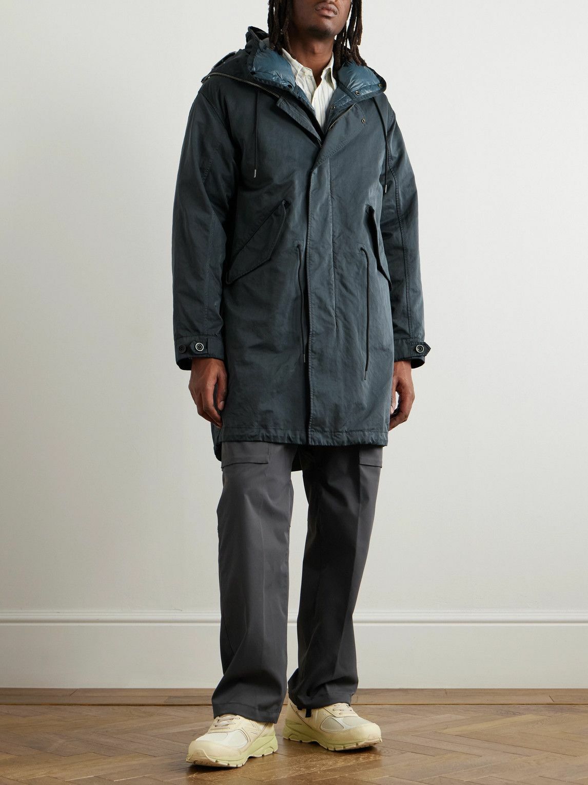 C.P. Company - Shell Hooded Parka - Gray C.P. Company