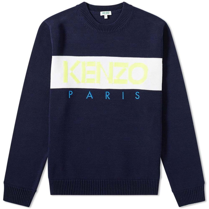 Photo: Kenzo Paris Logo Crew Knit