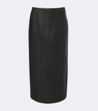 Vince Leather pencil skirt