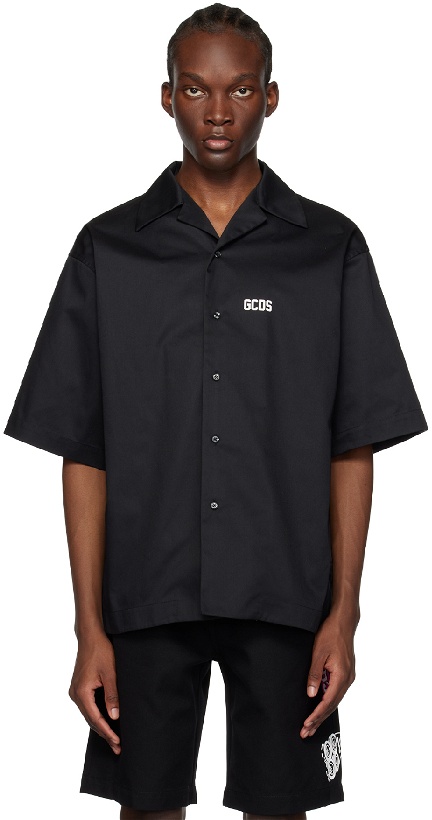 Photo: GCDS Black Printed Shirt