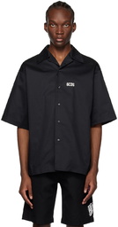 GCDS Black Printed Shirt