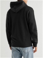 adidas Originals - Ozworld Logo-Print Cotton-Jersey Sweatshirt - Black