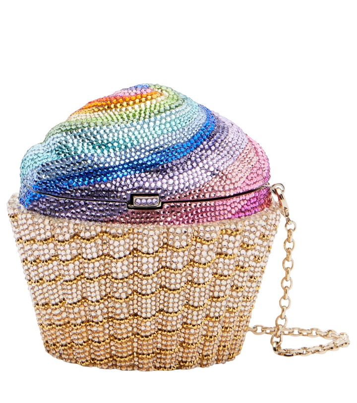 Photo: Judith Leiber Couture Rainbow Cupcake crystal-embellished clutch