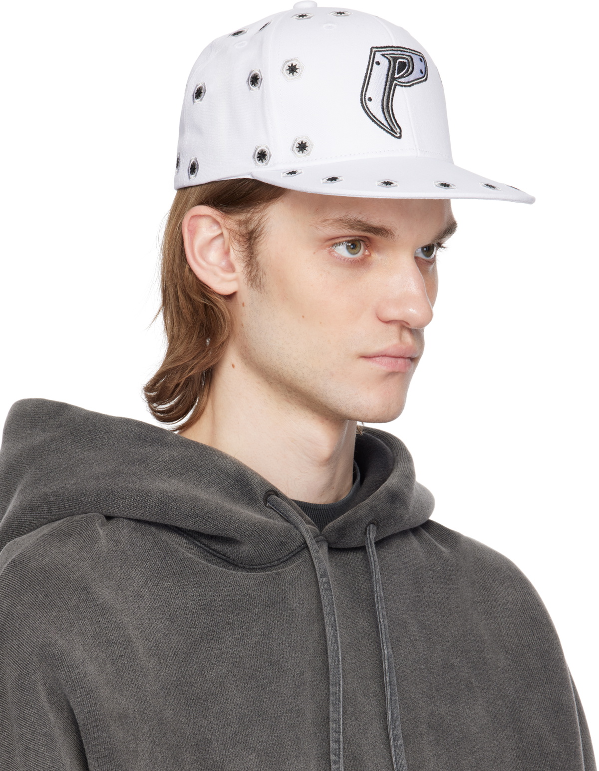 PDF White 'P' Rider Cap