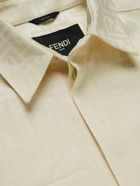 Fendi - Logo-Jacquard Overshirt - Neutrals