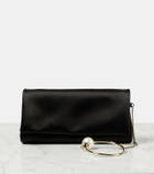 Jimmy Choo Xandra satin clutch