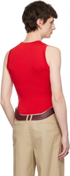 Jean Paul Gaultier Red 'The Junior Gaultier' Tank Top