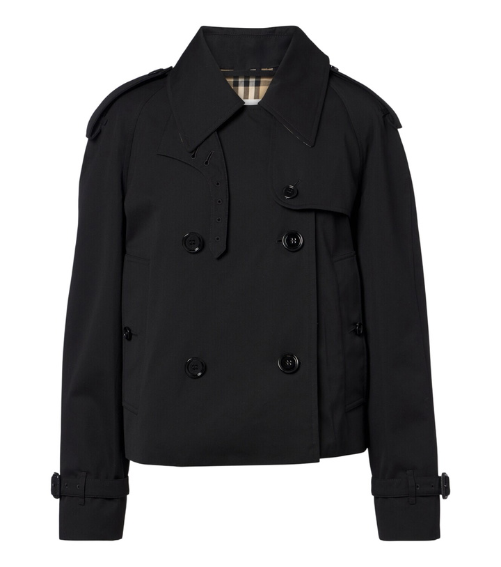 Photo: Burberry Double-breasted cotton gabardine jacket