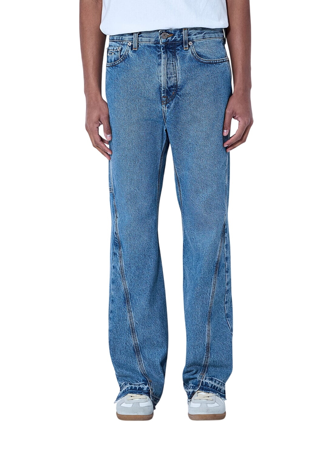 Gallery Dept. - Cornell LA Slim-Fit Flared Distressed Leather
