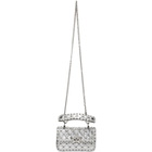Valentino Silver Valentino Garavani Small Rockstud Spike Bag