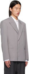 Acne Studios Gray Regular Fit Blazer