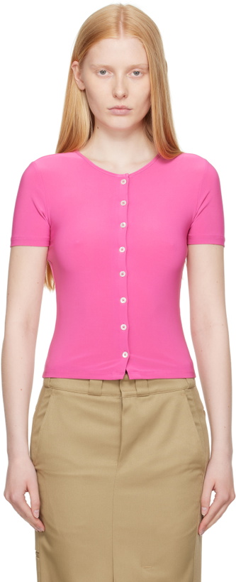 Photo: Sandy Liang Pink Ella Cardigan