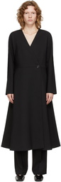 CO Black V-Neck Top Coat