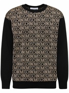 MOSCHINO - Moschino Logo Wool Knit Sweater