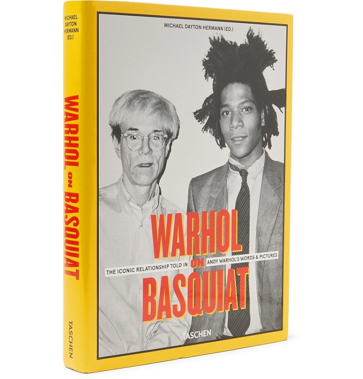 Photo: Taschen - Warhol On Basquiat Hardcover Book - Yellow