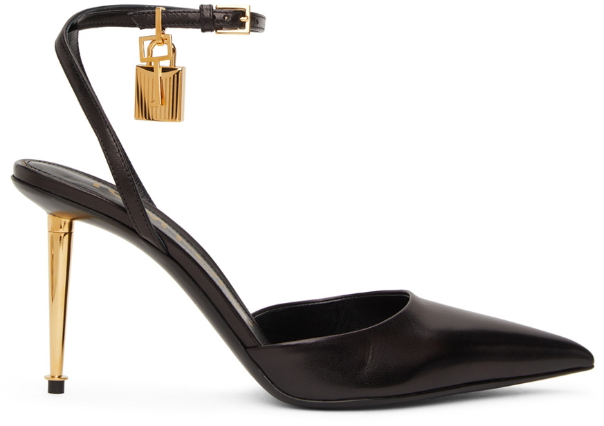 TOM FORD Shiny Kid Slingback Heels TOM FORD