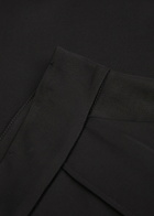 Simkhai Kyra Wide-leg Satin Trousers Black