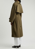 Day Birger ET Mikkelsen Lynn Belted Woven Trench Coat Khaki
