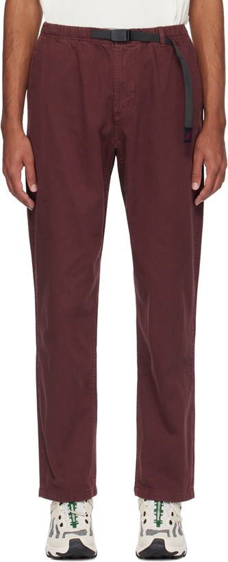 Photo: Gramicci Brown Relaxed-Fit Trousers