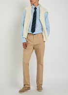 Gant Straight-leg Stretch-cotton Chinos Khaki