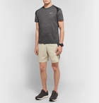 Under Armour - Streaker Twist Mélange Microthread T-Shirt - Dark gray