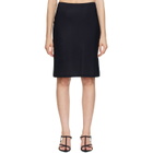 Jil Sander Black Jersey Under Midi Skirt