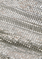 Rabanne Mesh Aluminium Belt - Silver - One Size