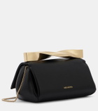 Aquazzura Mini Twist leather clutch