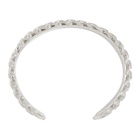 Pearls Before Swine Silver Sliced Link Cuff Bracelet