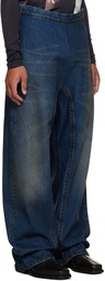 Y/Project Blue Souffle Jeans