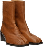 Maison Margiela Brown Camel Tabi Boots