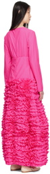 Molly Goddard Pink Phillis Maxi Dress