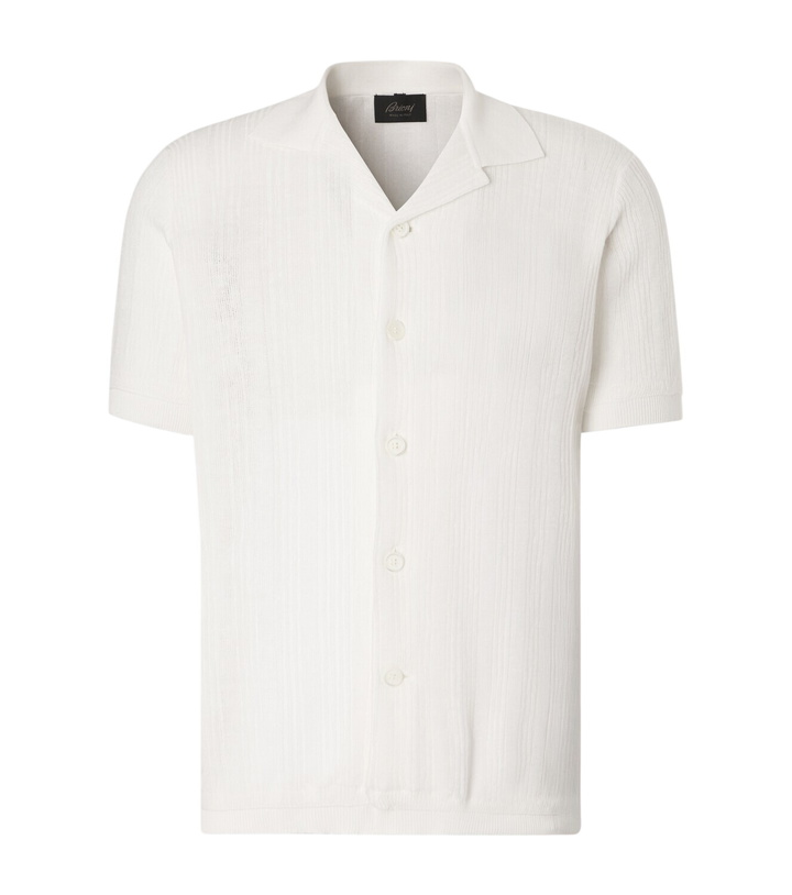 Photo: Brioni Linen and cotton shirt