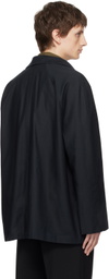 Factor's Navy Half-Raglan Jacket