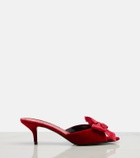 Valentino Garavani Marie A bow-detail velvet mules