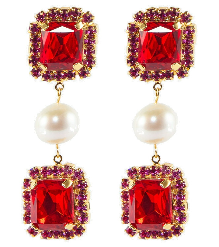 Photo: Magda Butrym Crystal-embellished earrings