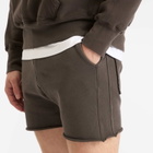 Les Tien Men's s Heavyweight Yacht Sweat Short in Vintage Black