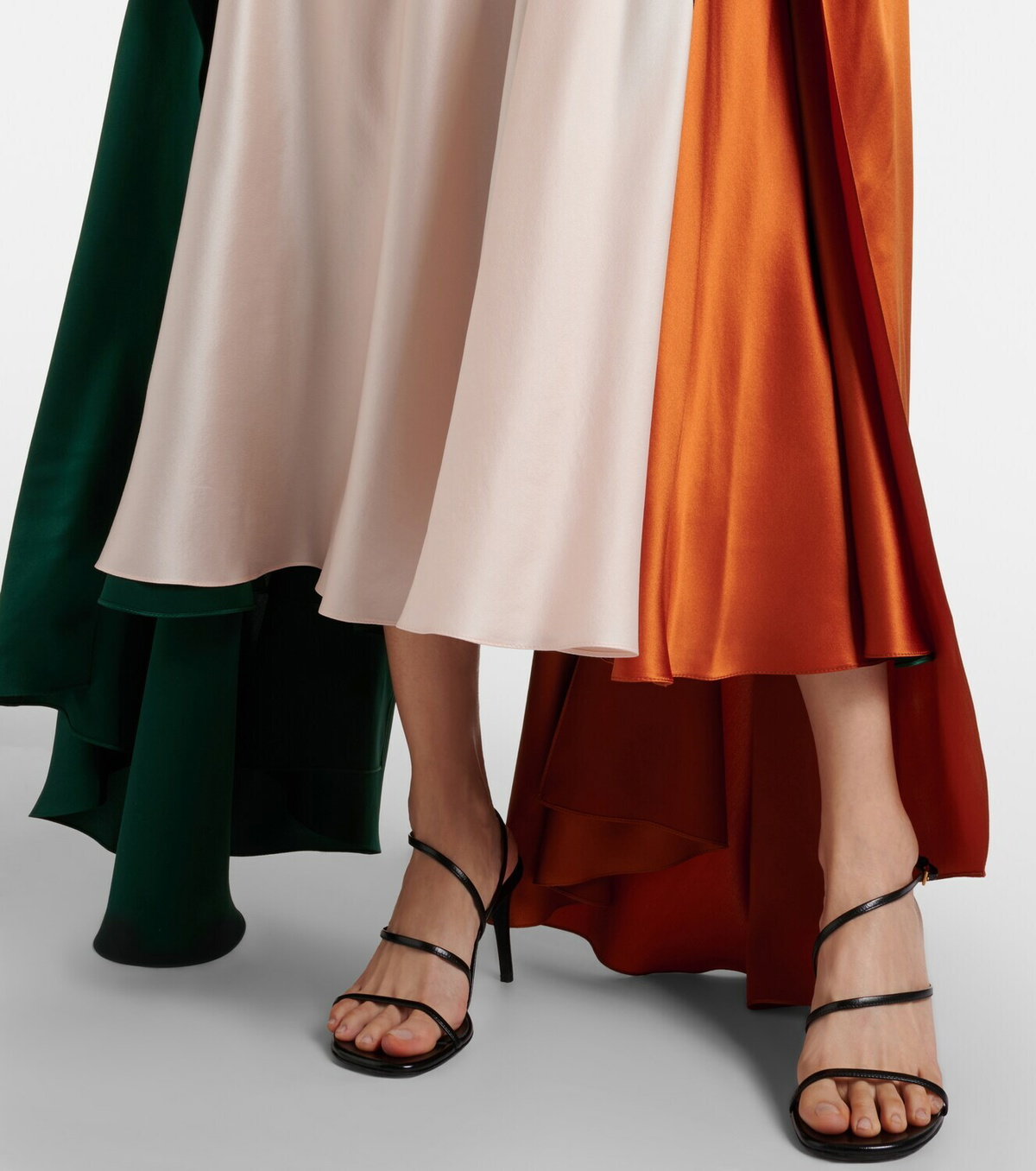 Roksanda Neolitsea caped silk satin gown