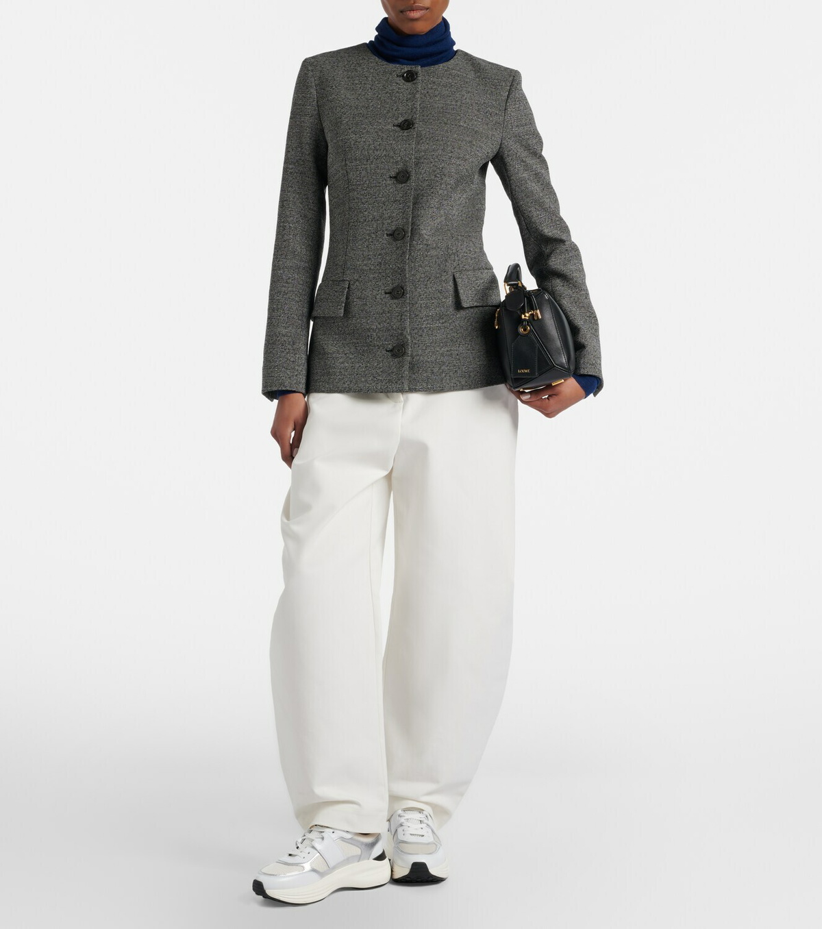 Tod's Leather-trimmed sneakers